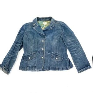 LOFT | Fitted Denim Blazer